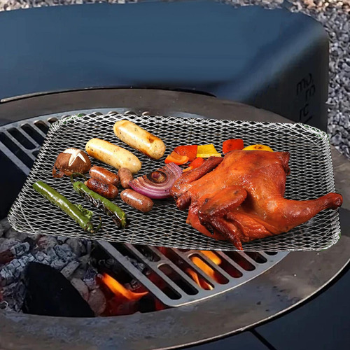 10 Uds. Parrilla Desechable De Aluminio Para Parrilla,
