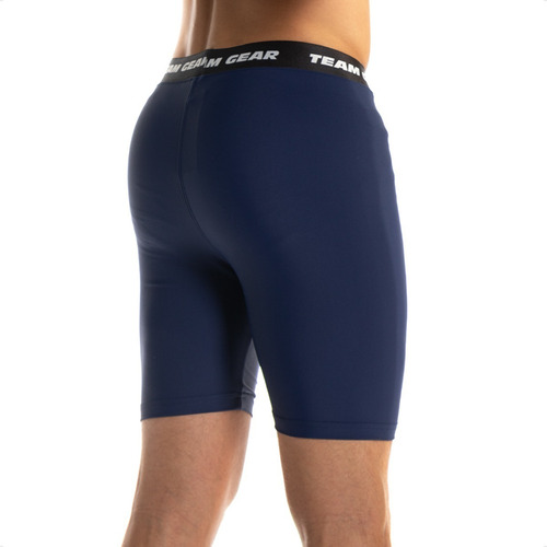 Imagen 2 de 4 de Calza Corta Team Gear Lisa C/ Cintura Hombre Training