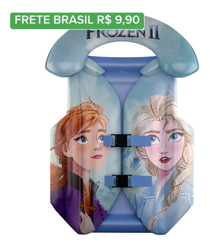 Colete Inflavel Frozen Disney Infantil Dyin-038 Etitoys Lm4