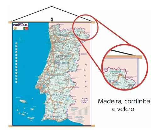 Mapa Político de Portugal