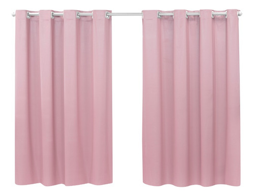 Cortina Blackout  Cortina De Pvc  2,80m (larg) X 2,00m (alt) Cor Rosa