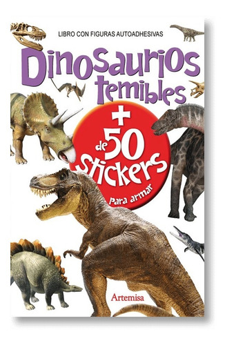 Libro Para Pintar Dinosaurios 50 Stickers Artemisa