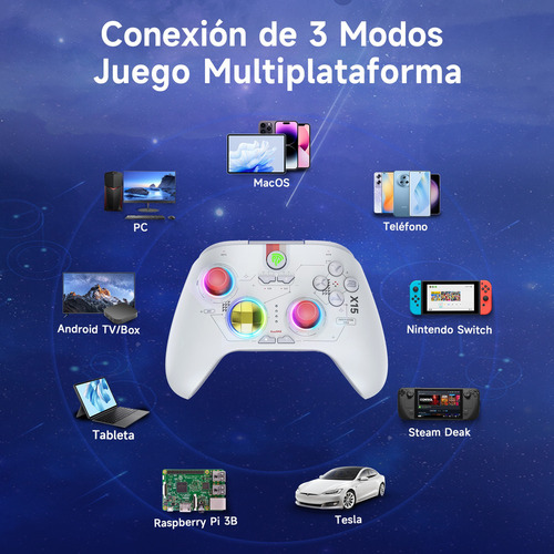Easysmx X15 Inalambric Bluetooth Controls For Nintendo Pc
