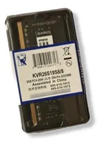 Comprar Memoria Ram Sodimm 8gb Ddr4 2666mhz, Kvr26s19s8\u002F8, Kingston