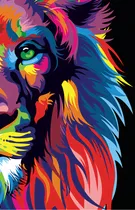 Comprar Bíblia ARC 860 Lion Colors - Letra Normal: Almeida Revista e Corrigida, de Maquinaria Sankto. Editora Maquinaria Editorial, capa dura em português, 2023