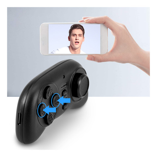 Portátil Inalámbrico Bluetooth Juego Controlador Mini Gamepa