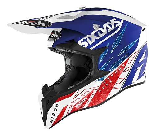 Capacete Airoh Wraap Six Days France Gloss 58(m)