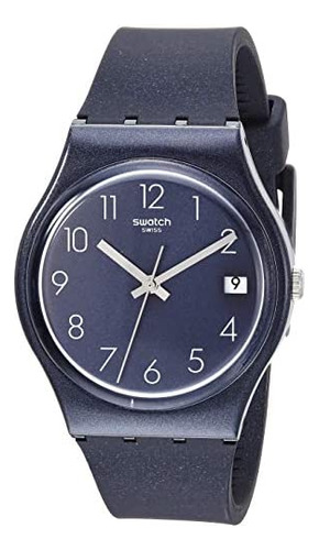 Correa De Silicona De Cuarzo Swatch Core Refresh, Azul, 17 R