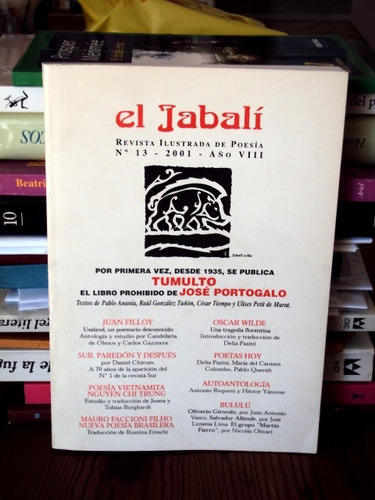 Revista El Jabalí 13, Portogalo, Tumulto. Juan Filloy - L34