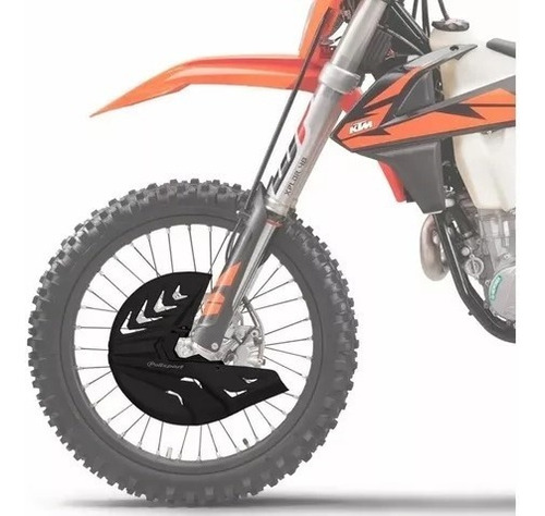 Cubre Disco Freno Delantero Ktm Exc 450 4t 2008 Al 2015