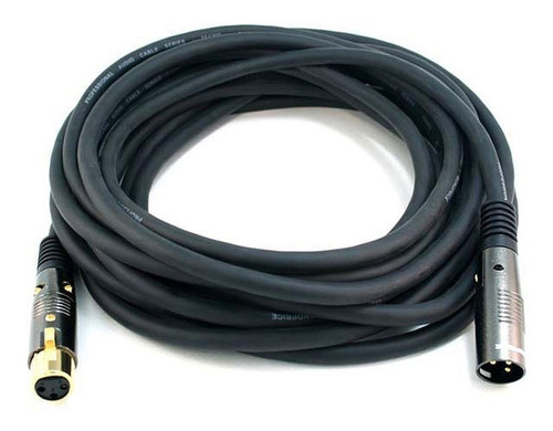 Cable Xlr Macho A Xlr Hembra 25ft 7.62m