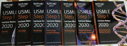 Set De 7 Libros Kaplan Medical Para Usmle Step 1 2020