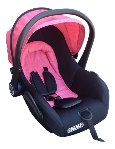 Imagen 7 de 10 de Coche Mega Baby Bebe Convertible Tres En Uno Con Huevito + Asiento Moisés Cuna Plegable Liviano