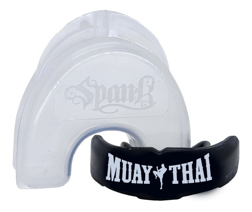 Protetor Bucal Muaythai Jiu Jitsu Mma Com Estojo - Spank