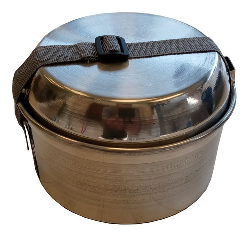 Marmita De Aluminio Combo P/ 2 Personas 10 Piezas + Mini Anf