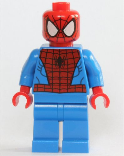 Minifigura Lego Marvel Super Heroes De Spiderman, Color Negr
