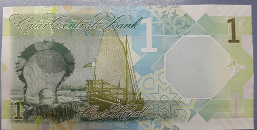 Billete Qatar 1 Riyal Año 2020 Sin Circular