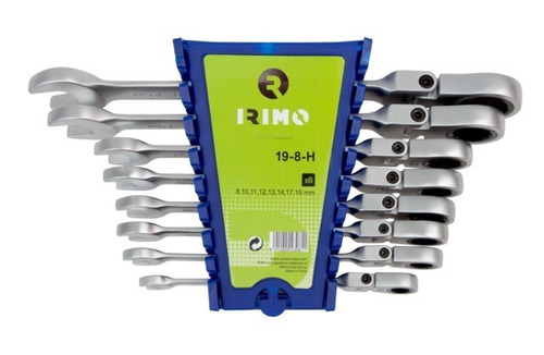 Set 8 Llaves Irimo By Bahco Combinadas C/ Cabeza Flexible