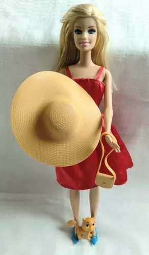 Boneca Barbie Mattel Original Fashion - Vestido Amarelo