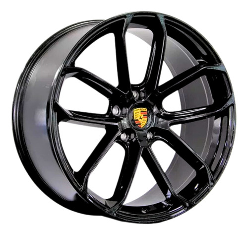 04 Rodas Da Porsche Cayenne Aro 22 Black Piano