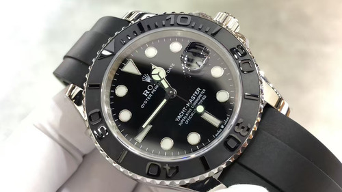 Rolex Yacht Master 42 Mm Oro Blanco Negro (Reacondicionado)