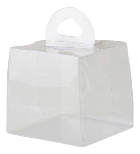 Caja Pvc Cristal 10cmx9.5cmx9.5cmde Alto