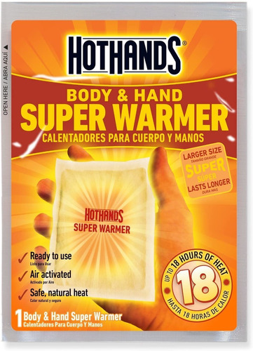 Hothands Super Calentadores De Cuerpo Y Mano - Calentadores