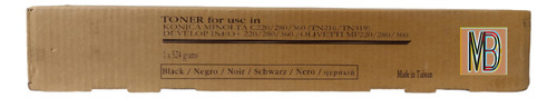 Tóner Compatible Konica Minolta Tn319k (a11g130)