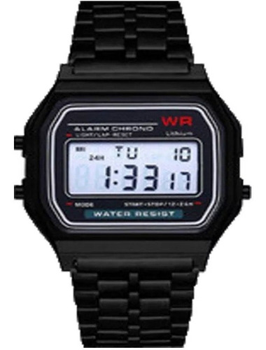 Reloj Digital Pulsera Con Cronometro Alarma Y Luz Sports