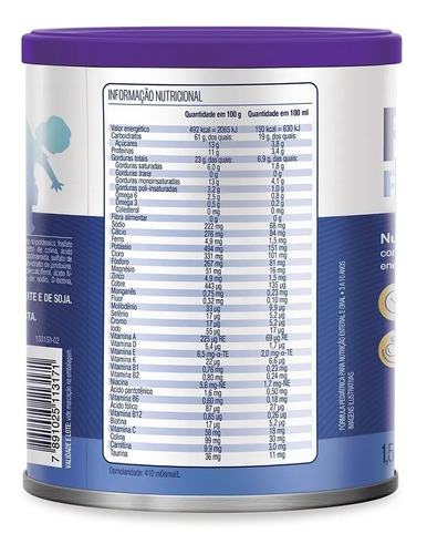 Suplemento Infantil Fortini Pó Plus Sem Sabor 400g Danone Sem Sabor