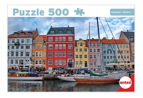 Puzzle Rompecabeza Copenhaguen 500 Piezas Antex 3071