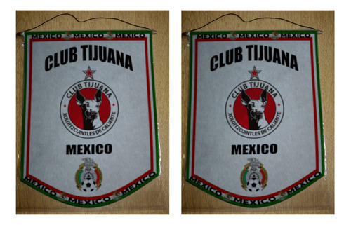 Banderin Grande 40cm Mexico Club Tijuana