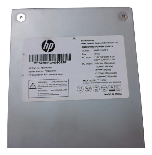 Hp Sff Wms-150sfx Cinza 150w Cinza