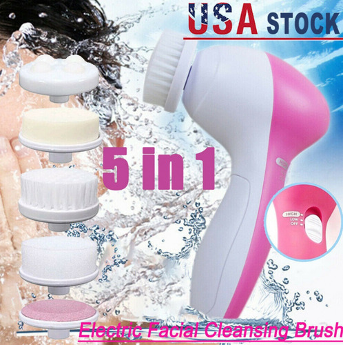 Cepillo Electrico Limpiador Facial Rostro 5 En 1 W01