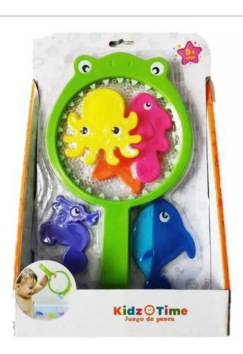 Kidz Time Juego De Pesca Juguete Para Bañera Bebe Colores