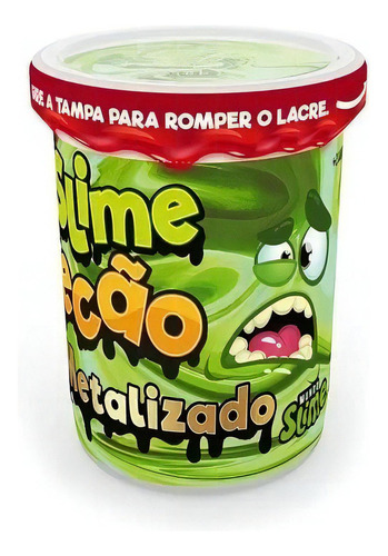 Dtc Metalizado Slime Ecão Glitter Verde 110g