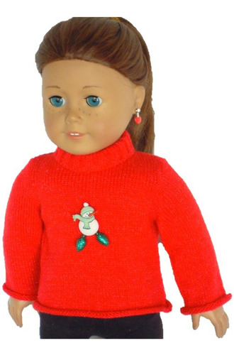 Sueter De Navidad Para Muñecas Como La American Girl 