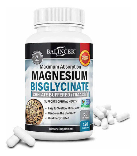 Bisglycinate Magnesium X 120 Cápsulas