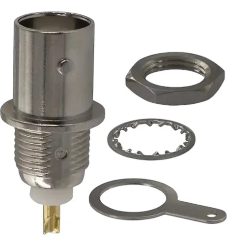 Conector Bnc Hembra Chasis Con Tuerca Amphenol 50 Ohms X10u