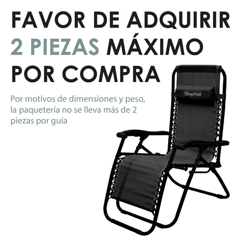 Silla Plegable Gravedad Cero Reclinable Calidad Jardín Playa