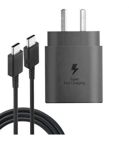 Cargador Y Cable Samsung Super Fast Charge Usb-c 45w - Nox