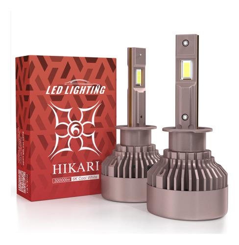 Hikari 2023 Future 30000lm H1 Bombillas Led Antiniebla, 65w 