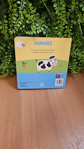 Livro Cartonado Animais: Conheça Os Amigos Animais E Seus Nomes De Uma Forma Divertida!