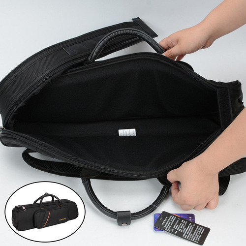 Trompeta Bolso De Mano Diseño De Doble Cremallera Estuche