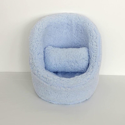 Mini Sofá Para Fotografía De Bebés, Figura Para , Azul