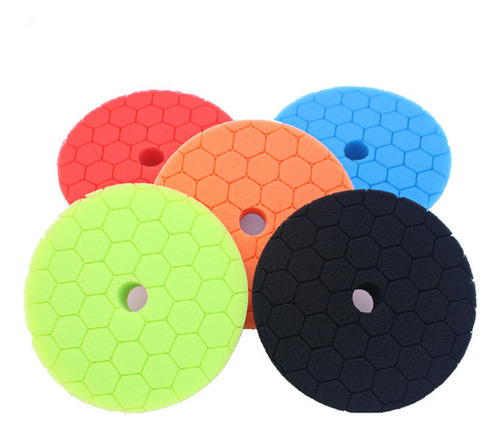Kit De Almohadillas Pulido. Pzs 6 Esponjas Auto, Encerado, P