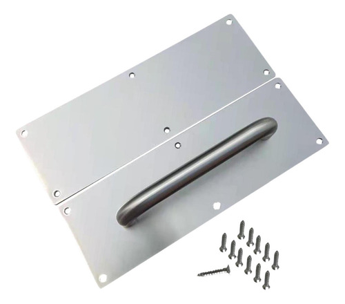 Tirador De Puerta Con Placa De Empuje Y Tirador, Fácil De
