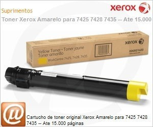 Toner Original Xerox 006r01400 Yellow | Xerox Workcentre