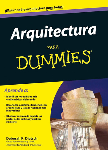 Libro Arquitectura Para Dummies Por Deborah Dietsch [ Dhl ]