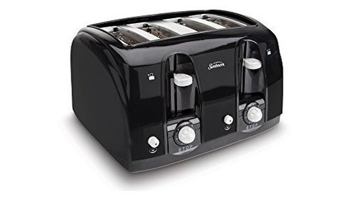 Sunbeam Wide Slot 4-slice Toaster, 17wot